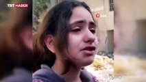 Filistinli kızdan yürek burkan soru: Neden çocukları öldürüyorsunuz?