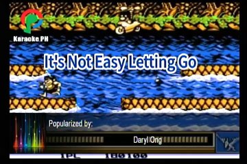 Daryl Ong It's Not Easy Letting Go Karaoke