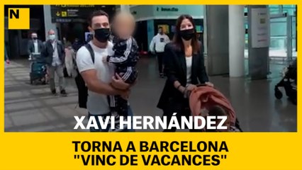 Xavi Hernández torna a Barcelona