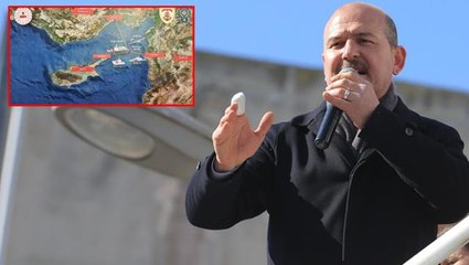 Soylu, "Büyük başarıya imza atıldı" diyerek duyurdu: Suriye açıklarında 1,5 tonun üzerinde esrar ele geçirildi
