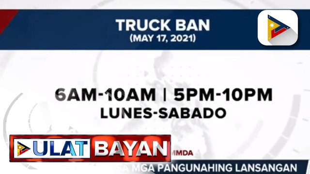 Truck ban sa mga pangunahing lansangan sa NCR, muling ipinatupad simula ngayong araw