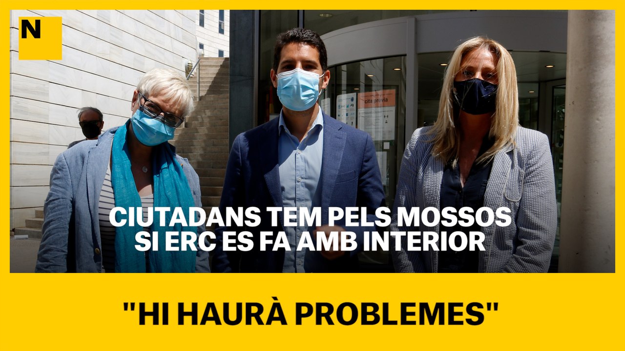 Ciutadans tem pels Mossos si ERC es fa amb Interior: "Hi haurà problemes"
