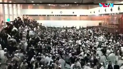 Detik-Detik Tribune Sinagoge Dekat Yerusalem Runtuh