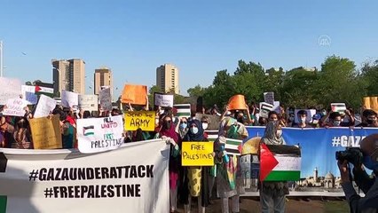 İSLAMABAD - Pakistan'da İsrail'in Filistinlilere saldırıları protesto edildi