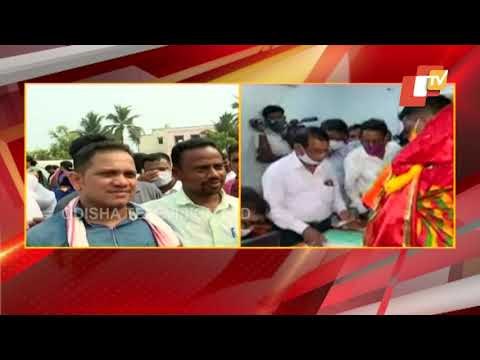 Pipili Bypolls - BJP Candidate Ashrit Pattnayak Files His Nomination Papers Today