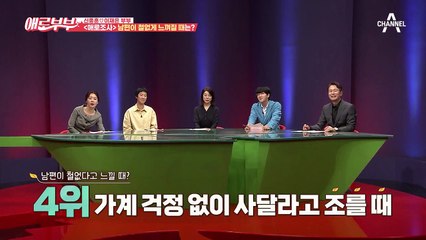 [애로조사] 아내들이 느낀 남편들이 유독 더 철없어 보였던 순간은?