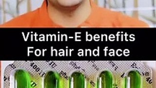 Benefits of Vitamin E for face and hair