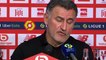 Football - Ligue 1 - Christophe Galtier en conférence de presse après LOSC 0-0 ASSE