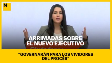 Arrimadas sobre el nuevo Ejecutivo: "Gobernarán para los vividores del procés"