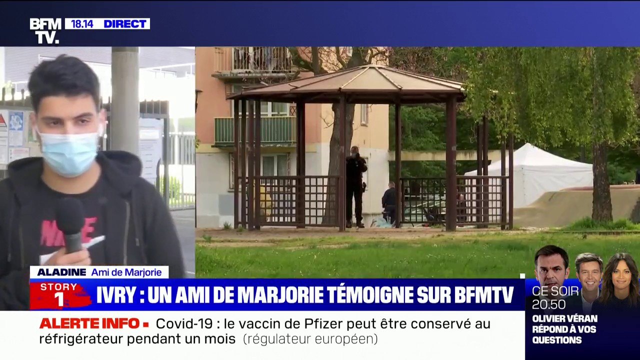 "C'était quelqu'un de vraiment calme": un ami de Marjorie, adolescente de 17 ans tuée au couteau, témoigne sur BFMTV