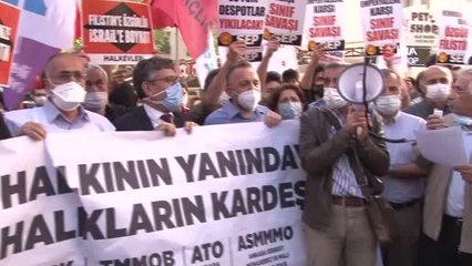 Başkent'ten İsrail'in zulmüne karşı tepkiler devam ediyor