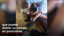 Esta gimnasta puede doblar su cuerpo en posiciones increíbles