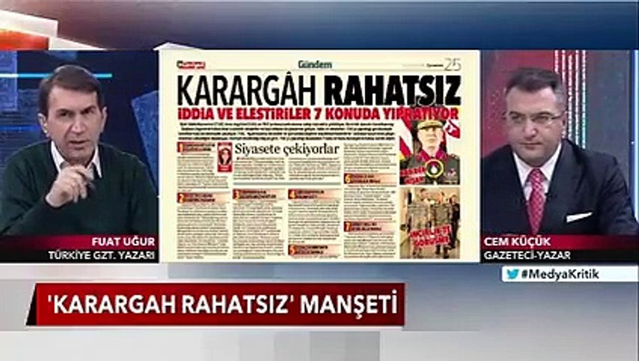 Cem Küçük ile Fuat Uğur'dan 'Karargah Rahatsız' haberine sert tepki