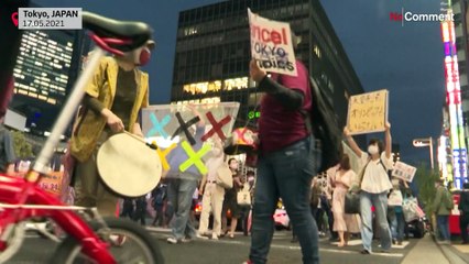 Manifestações no Japão contra os Jogos Olímpicos