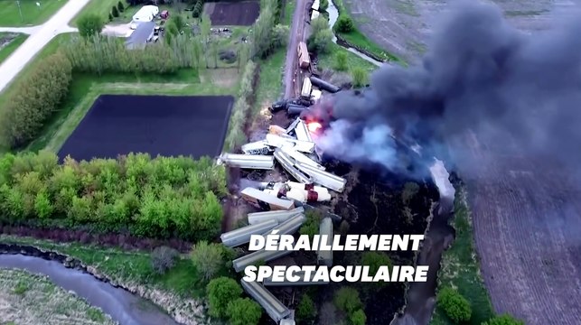 Un train contenant du nitrate d'ammonium déraille dans l'Iowa, la zone évacuée