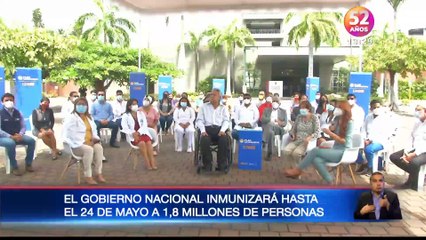 Presidente Lenín Moreno constata proceso de vacunación en Guayas