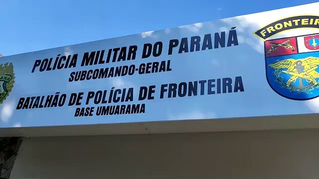 Picape roubada é apreendida carregada com cigarros no trevo de acesso a Mariluz