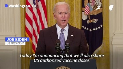 Joe Biden announces extra 20 million vaccine doses to be sent abroad