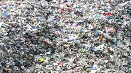 Baraj çevresine plastik döktüler