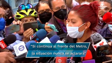 Mamá de Brandon pide destituir a la directora del Metro para no entorpecer investigación en L-12