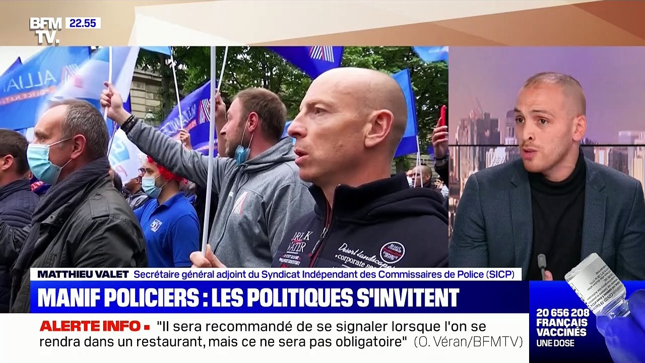 Le plus de 22h Max: Les policiers dragués par les politiques - 17/05