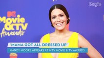 Mandy Moore Makes First Red Carpet Appearance at MTV Movie & TV Awards Since Giving Birth