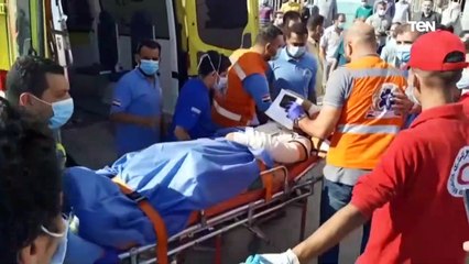 محافظ شمال سيناء يزور مصابي العدوان الإسرائيلي على غزة