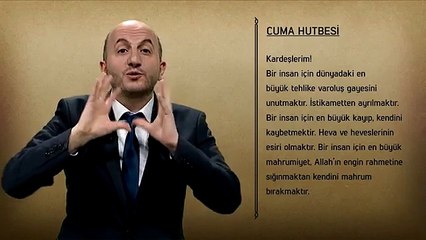 Diyanet'ten işaret diliyle Cuma Hutbesi