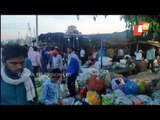 Crowd Throng Vegetable Market In Moradabad, Violate Covid Norms