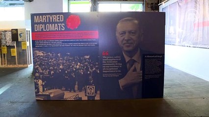Cumhurbaşkanlığı İletişim Başkanlığının düzenlediği "Şehit Diplomatlar Sergisi" Washington'da açıldı