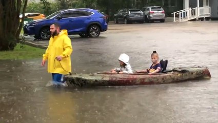 You might as well swim back from school