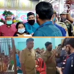 Drunk Sub Inspector Without Mask Reaches A Wedding To Teach Covid Rules