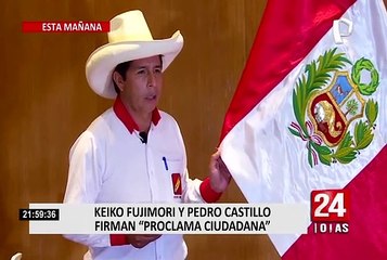 Download Video: Pedro Castillo firma Proclama Ciudadana: “Hago este juramento de todo corazón