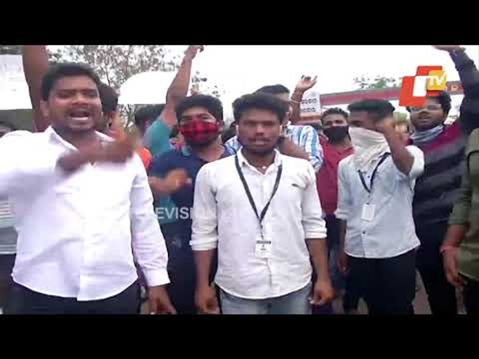 Utkal University Students Protest BMC's Decision To Close Hostels