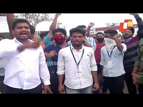 Utkal University Students Protest BMC's Decision To Close Hostels