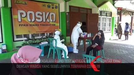 Klaster Tarawih Dinkes Lakukan Tracing dan Tes Antigen Warga