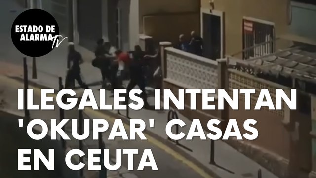 Ilegales marroquíes intentan la ‘okupación’ de viviendas en Ceuta después de asaltar la frontera