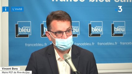 Vincent Bony, maire divers gauche de Rive-de-Gier