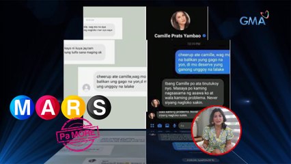 下载视频: Mars Pa More: Camille Prats, napagkamalan bilang si Camille Trinidad ng mga netizen!