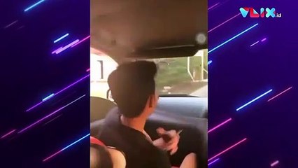 Naik Mobil Sambil Joget TikTok, Pemuda Kecebur Sungai