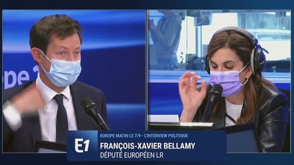 Pour François-Xavier Bellamy, Jean-Luc Mélenchon a une vision "raciste" de la France