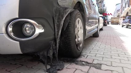 Sultangazi'de 2 kere hırsızların hedefi olan araç bu kez de kundaklandı