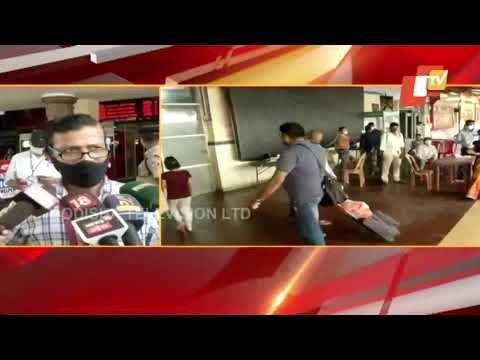 Covid-19 | BMC & Railway Staff Intensify Checking At Bhubaneswar Railway Station