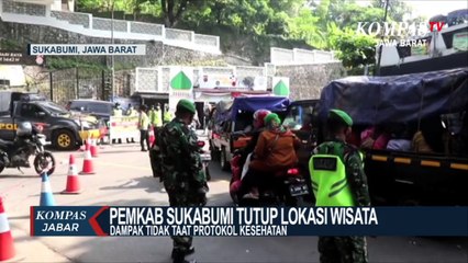 Lalai Prokes, Pemkab Sukabumi Tutup Total Tempat Wisata