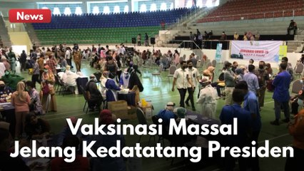 PRESIDEN REPUBLIK INDONESIA KUNJUNGI RIAU !! ZONA MERAH GELAR VAKSINASI MASSAL !!