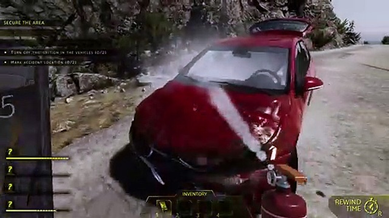 Responding To A Massive Cliffside Car Crash! Accident Gameplay