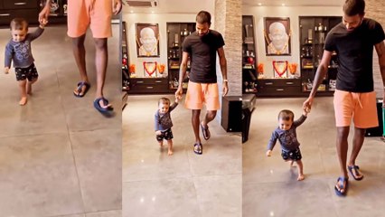 ಮಗನಿಗೆ ನಡೆಯೋದನ್ನು ಹೇಗೆ ಕಲಿಸುತ್ತಿದ್ದಾರೆ ನೋಡಿ ಹಾರ್ದಿಕ್ ಪಾಂಡ್ಯ | Oneindia Kannada