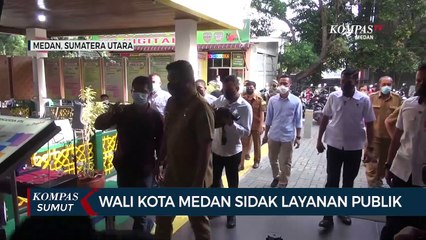 Wali Kota Medan Bobby Nasution Sidak Layanan Publik