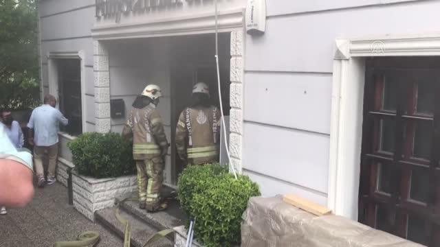 Şişli'de bir binada çıkan yangın söndürüldü