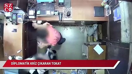 Diplomatik kriz çıkaran tokat